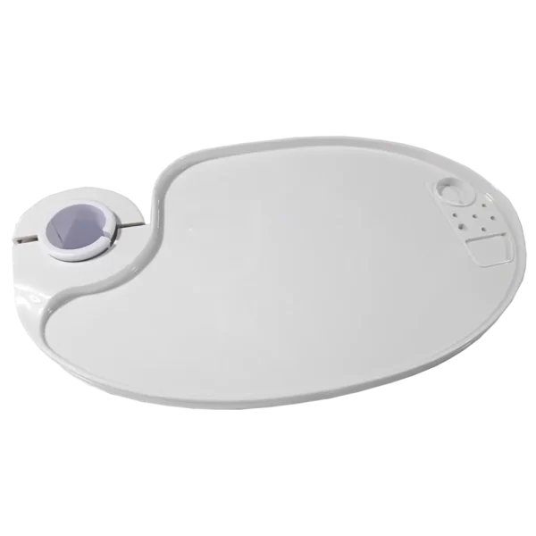 Mesa ovalada de brazo de unidad